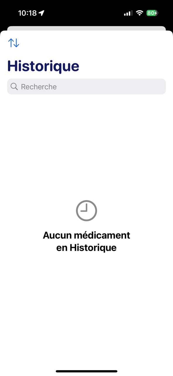 Vue Historique de Medico